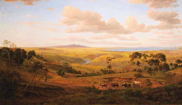 View of Geelong, Eugene Guerard